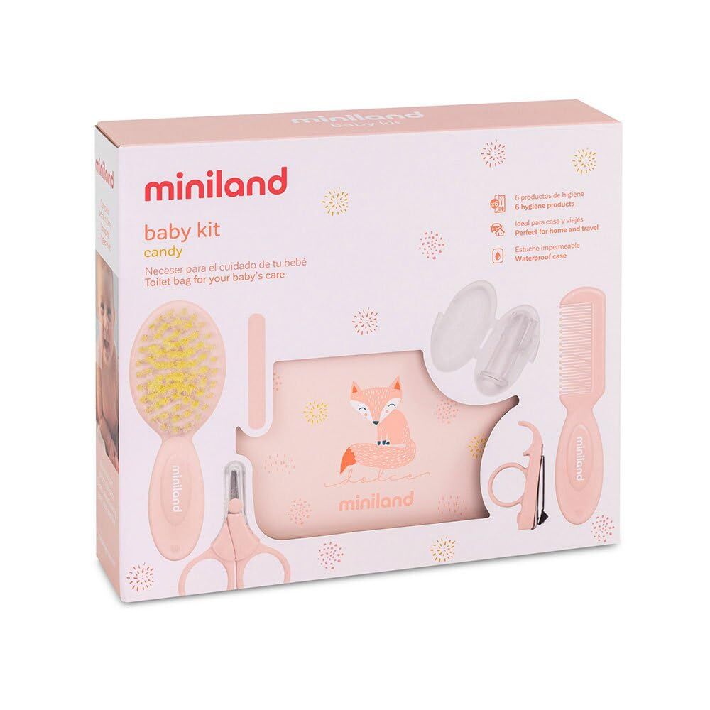 praktický set na hygienu dieťaťa ružový